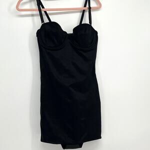 BODY SLIMMERS By Nancy Ganz Slimming Bodysuit M  Goth Madonna 80s